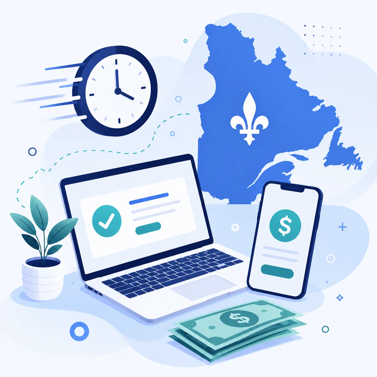 Prêt rapide en ligne au Québec – demande rapide en ligne